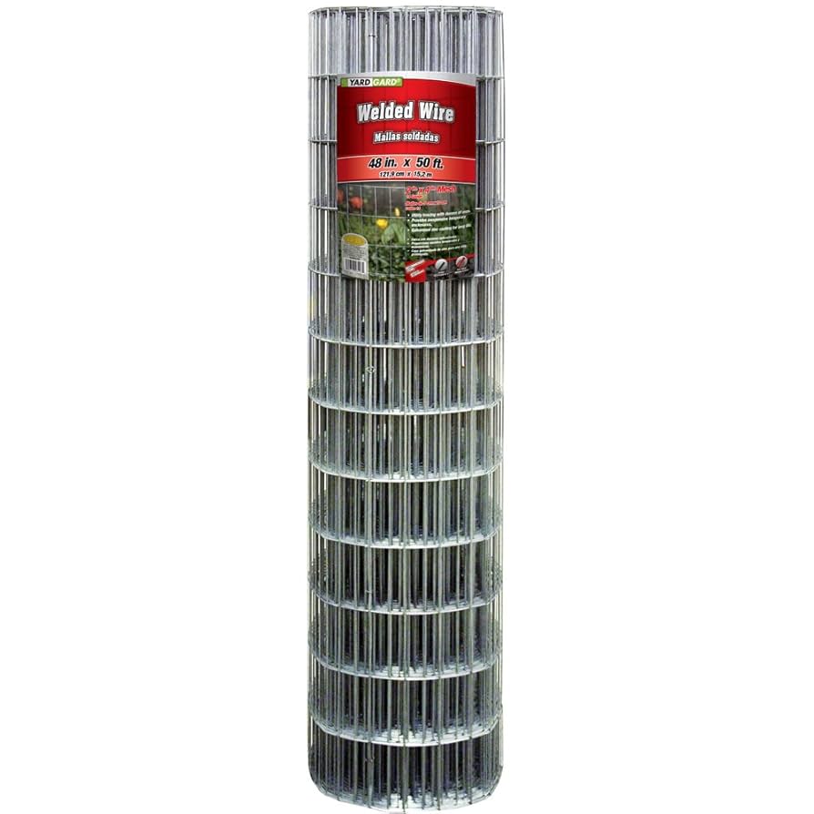 Amazon.com: YardGard Welded Wire 2X4 Inch Mesh 48 Inch X 50